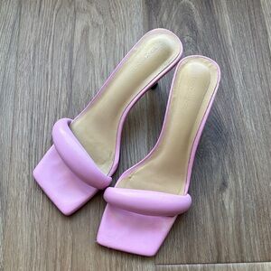 Cutest Tony Bianca Bubblegum Pink Open-Toe Heels 💖